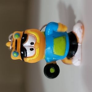 Vintage Old Cute PAWS Garfield Keychain Garfield with CD player and headphones